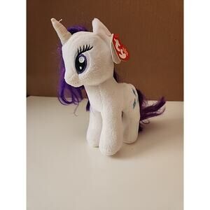 My Little Pony "Rarity" Beannie Baby With Tags